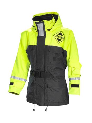 2 Delt Flydedragt et sæt med både buks og flydejakke Sort Neon
