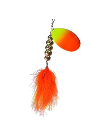 Maxximus Attracta Spinner fluorød/fluogul 30g Laks og Gedde spinner