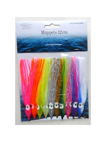 Blæksprutter 15 cm blandede farver
