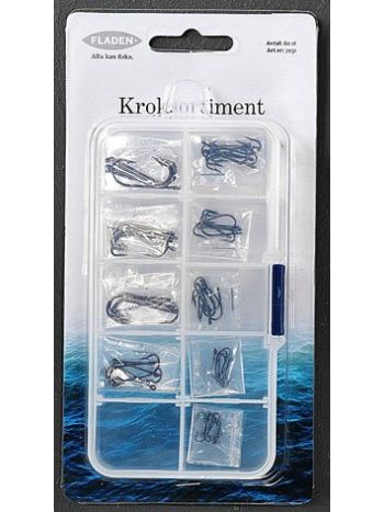 Sortiment box med enkeltkroge