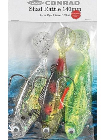 Conrad New Shad Rattle 3 stk 40 gram