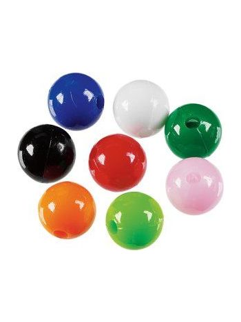 Farvede Perler 5 mm til Gennemløbere