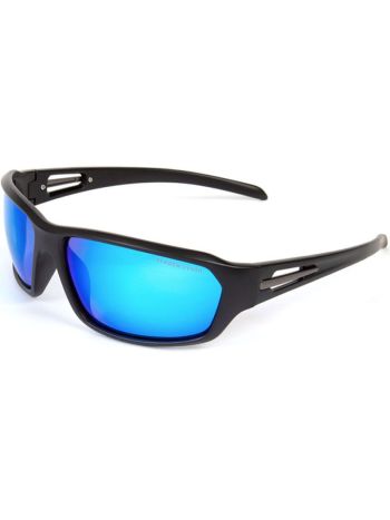 Fiskebriller Polariserende Black Metal Blue lens