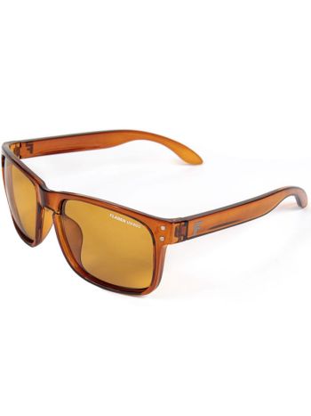 Fiskebriller Polariserende Clear Brown Klar Brun Ravfarvet glas