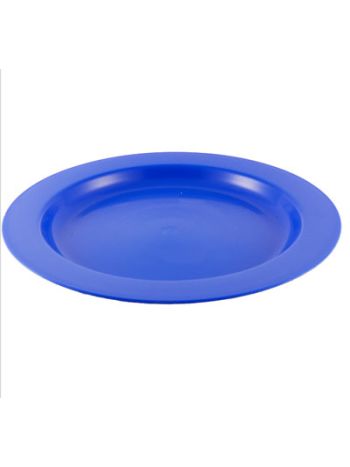 Flad camping plast tallerken