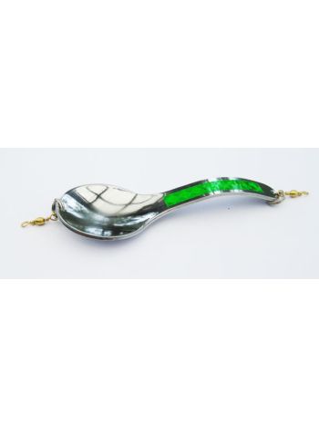 Fladfiske Ske Grøn Folie