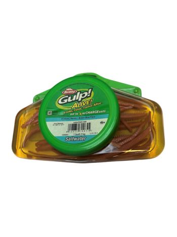 Berkley Gulp Alive Brun Blå Nereïs 15cm