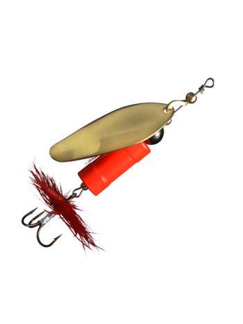 Myran Tuna Lax Hot Orange Gold Spinner