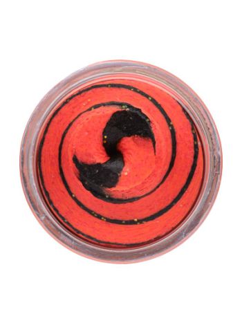 Powerbait Lakrids Aniseed Flaming Red Black Twist