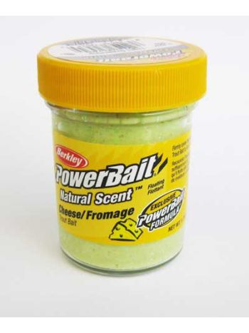 Powerbait Cheese ost lys grøn ekstra scent med glitter