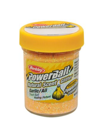 Powerbait Natural Scent med hvidløg og glitter