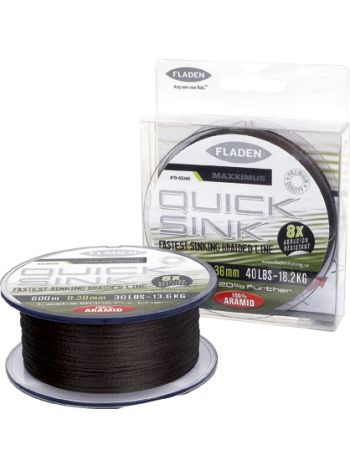 Fletline 100 % Aramid fibre Quick Sink Udgår meget få styk!