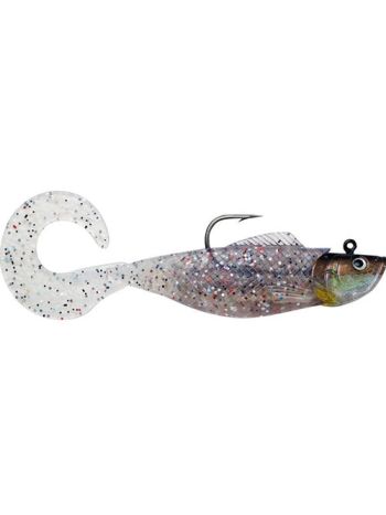 Softfish Big Tail Black Silver Gedde Jig