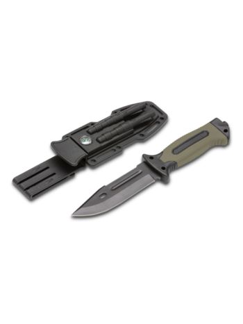 Survivor kniv med ildstål kompas