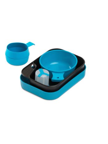 Tallrikslåda Blå Måltids box meal box Svensk madkasse 