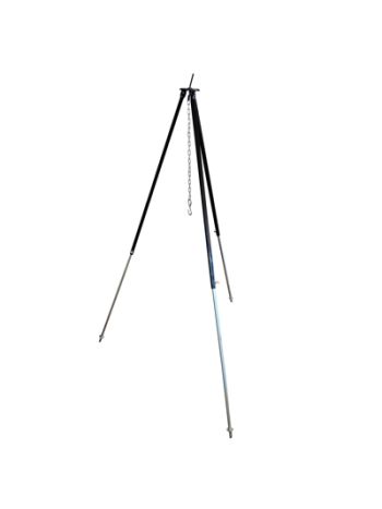 Teleskop Treben  et bålstativ til bålgryder og bålmad  85 til 145 cm