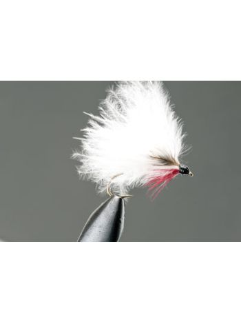 White Sara Streamerflue