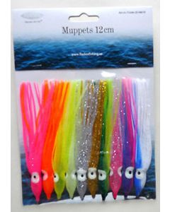 Blæksprutter 15 cm blandede farver