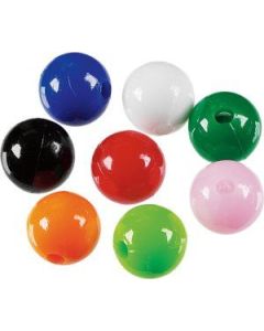 Farvede Perler 5 mm til Gennemløbere
