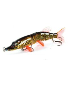 Living Pike uden ske Mosebrun med gule små pletter