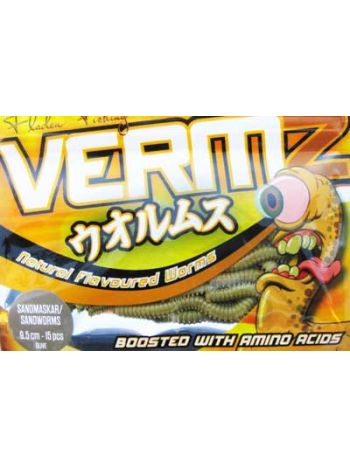 Vermz store Børsteorm olivenbrun kunstagn 