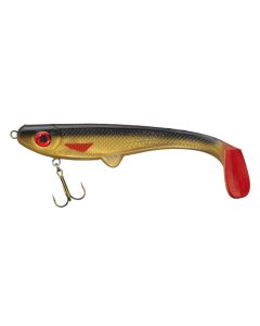 Maxximus Predator Conrad Softy Sort ryg Gylden bug Rød hale