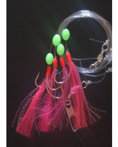 Makrelforfang Pink tindsel fra Trendy