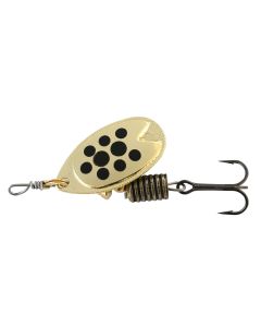 ABU Garcia Fast Attack 7 og 10 g Guld m sorte prikker