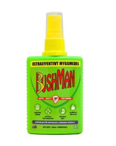 Bushman myggespray Lovlig i Danmark 40% DEET 90 ml
