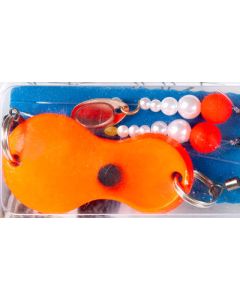 Butt Lures Orange Skelod Bundforfang til fladfisk