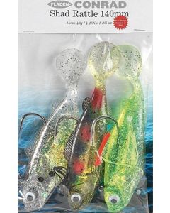 Conrad New Shad Rattle 3 stk 40 gram