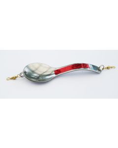 Fladfiske Ske Rød Folie