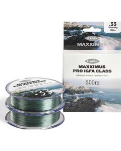 Fiskeline Maxximus IGFA Pro grøn 300 meter