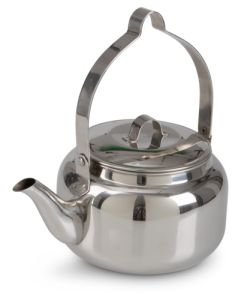 Kaffekande kedel til bål 2 liter Rustfri stål