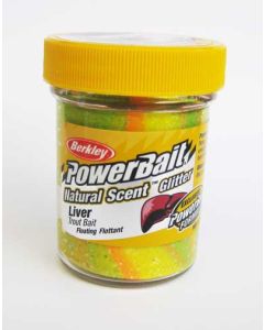 Powerbait Rainbow Liver lever natural scent glitter