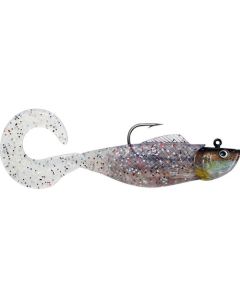 Softfish Big Tail Black Silver Gedde Jig