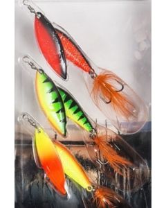Spinnerpirk 3 pack Fluo 15 gram